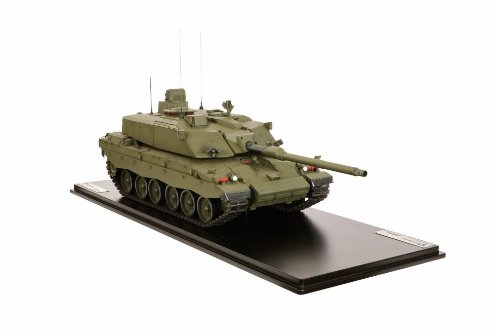 1:10 Challenger 3 MBT Tracked Vehicle Military Display Model Land Defence