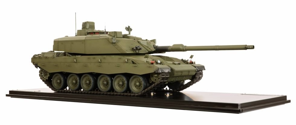 1:10 Challenger 3 MBT Tracked Vehicle Military Display Model Land Defence