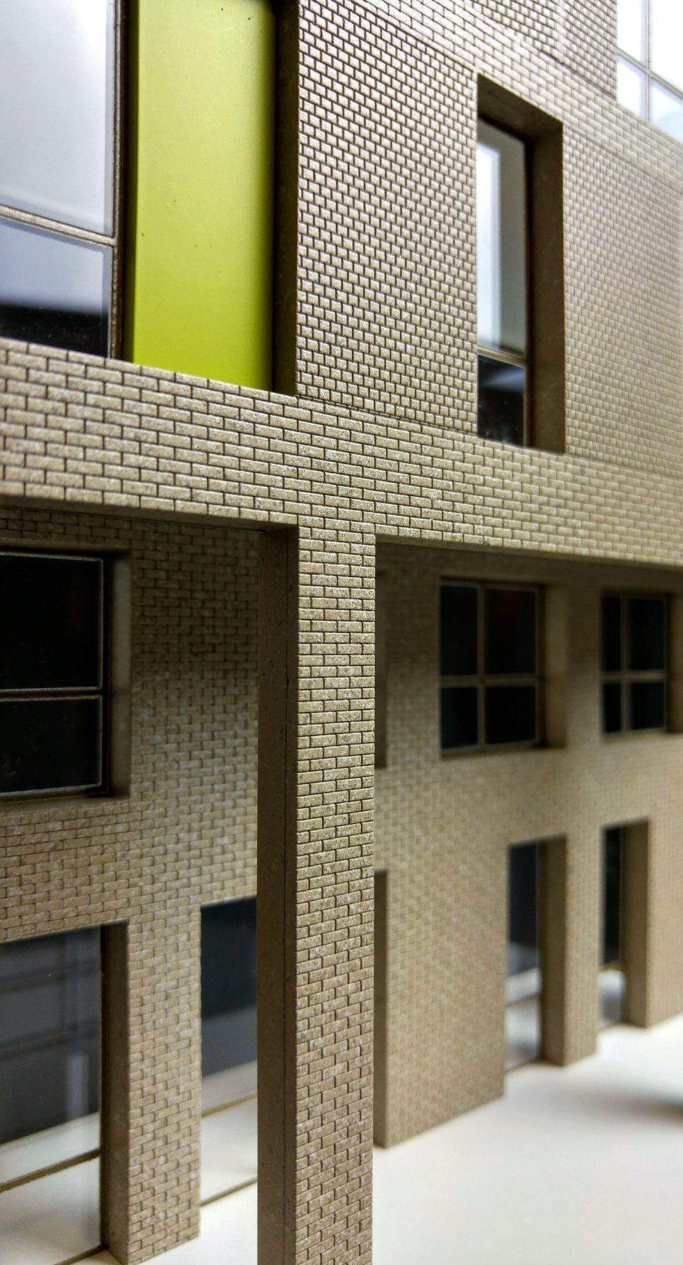 1:20 Architectural Façade Study Presentation Consultation Model | architectural model making