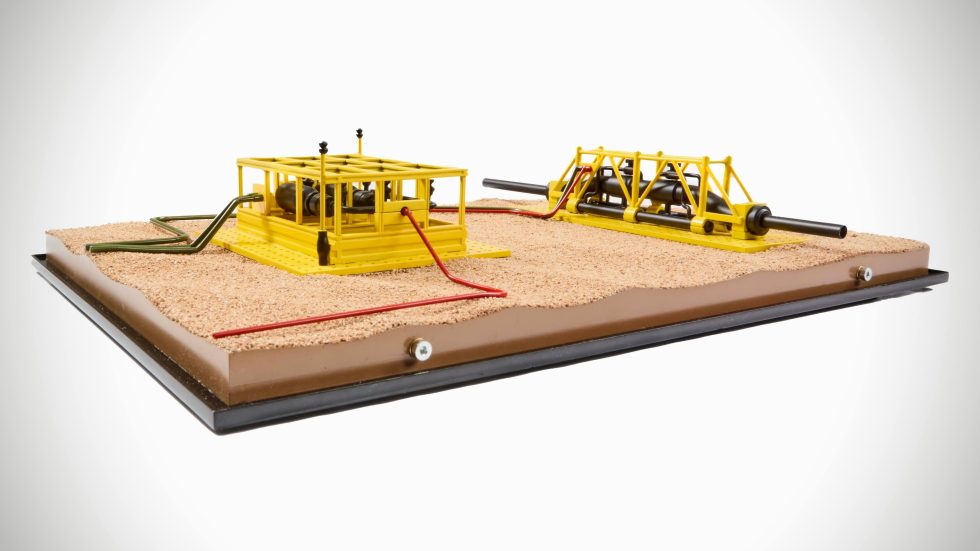Subsea Offshore Gas Pipeline Engineering Exhibition Display Model