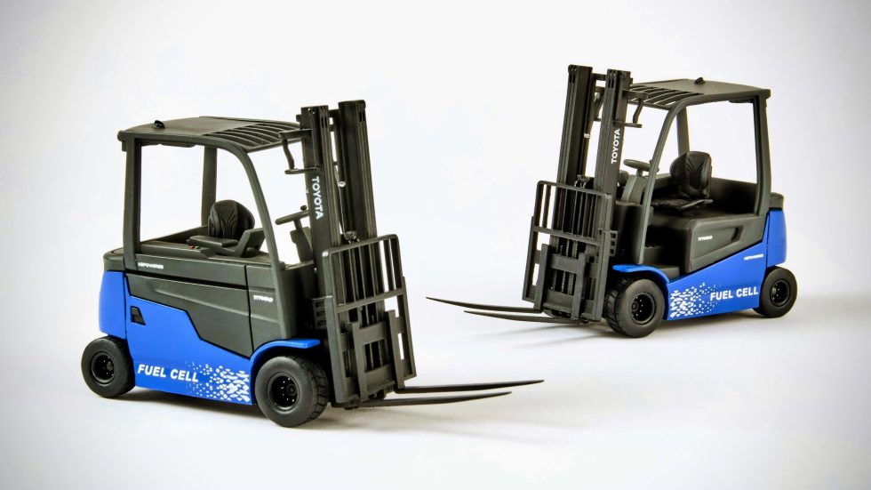 1:30 Fuel Cell Forklift Automotive Presentation Marketing Exhibition Display Model