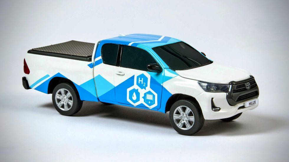 1:30 Hydrogen Hilux Automotive Presentation Marketing Exhibition Display Model