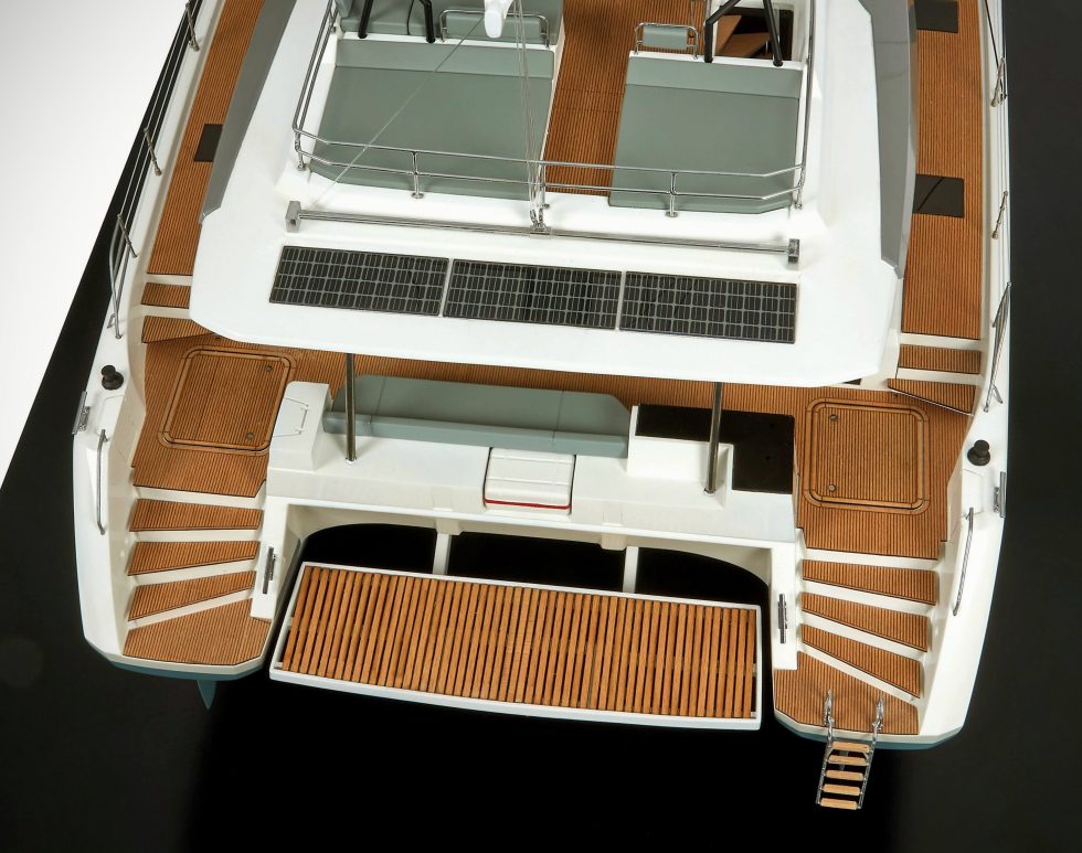 1:30 Fountaine Pajot Samana 59 Catamaran Marine Presentation Marketing Exhibition Display Model