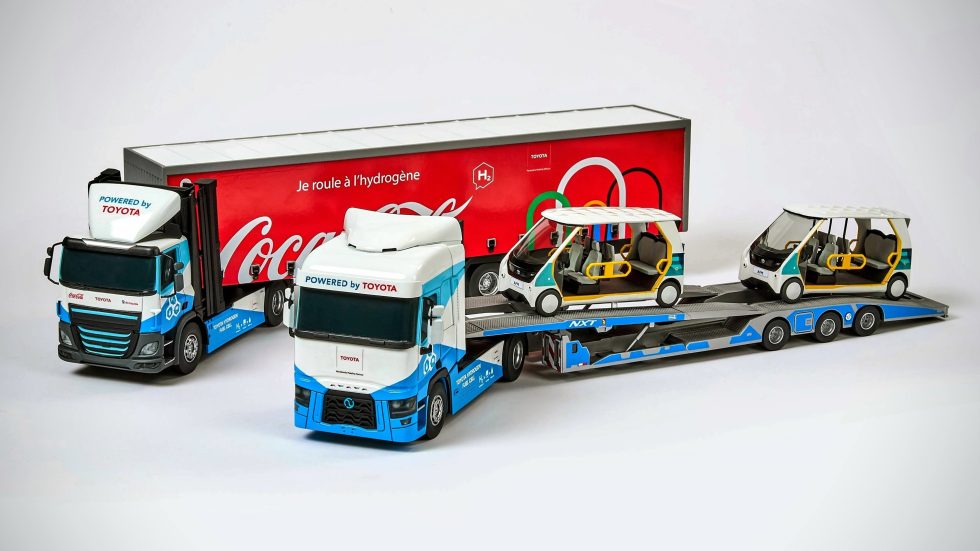 1:30 Hydrogen VDL Hyliko Truck Automotive Presentation Marketing Exhibition Display Model